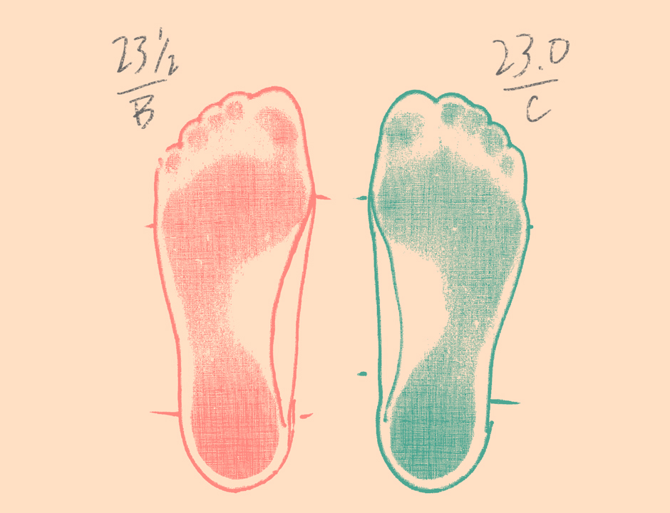 左右の足の長さ 足囲が違う人向け 靴選びのポイントとは 靴選び How To Shoetreeシューツリー 女性を足元から応援するwebマガジン